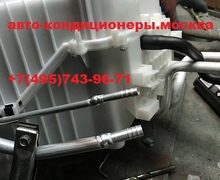 Ремонт заднего контура кондиционера Инфинити QX56 c заменой алюминиевых трубок на шланги