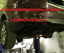 Ремонт трубок кондиционера Инфинити JX35 с заменой на шланги Goodyear