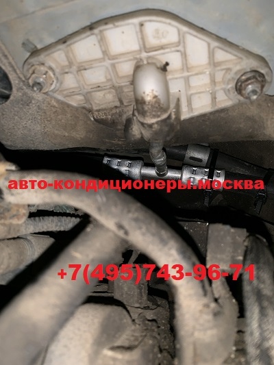 Лексус LX570 ремонт заднего контура кондиционера