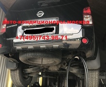 Ниссан Патфайндер ремонт заднего контура кондиционера
