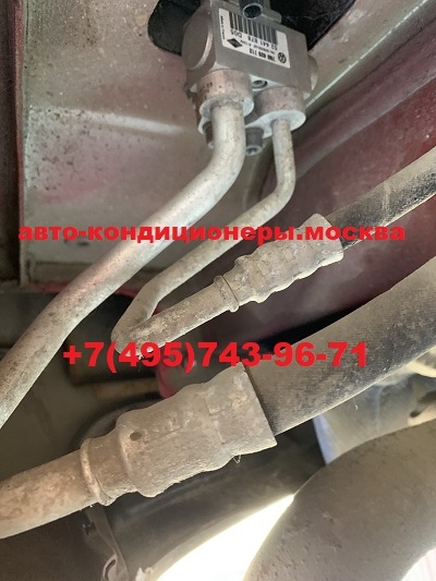 SEAT Alhambra замена трубок заднего контура