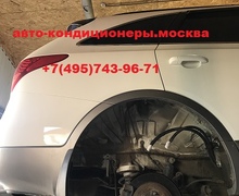 Ремонт заднего контура кондиционера Хендай IX 55