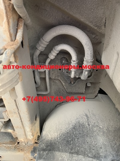 Шевроле Трейлблейзер замена задних трубок заднего контура кондиционера