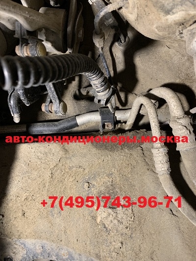 Ауди Q7 ремонт заднего контура кондиционера
