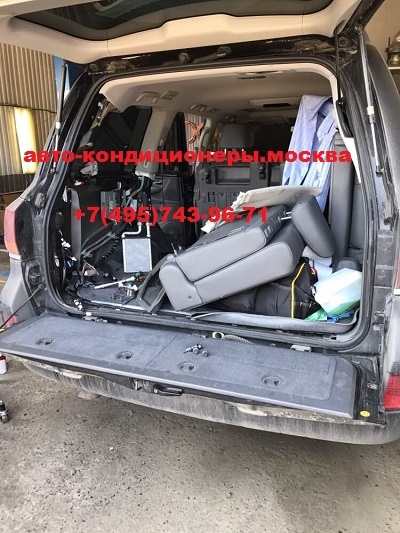 Замена трубок заднего контура кондиционера Лексус LX 570