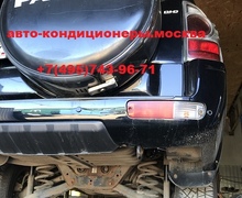 Ремонт трубок заднего контура кондиционера Митсубиси Паджеро с заменой на резиновые шланги