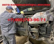 Nissan X-Trail ремонт трубки кондиционера высокого давления
