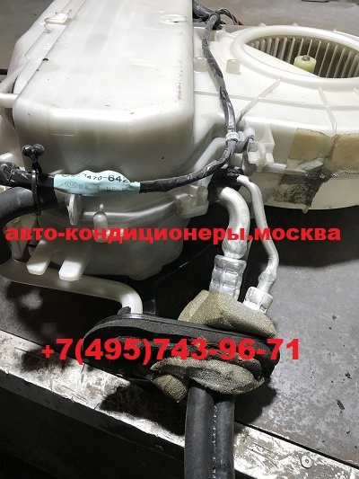 Ремонт заднего контура кондиционера Тойота Ленд Крузер Прадо 120