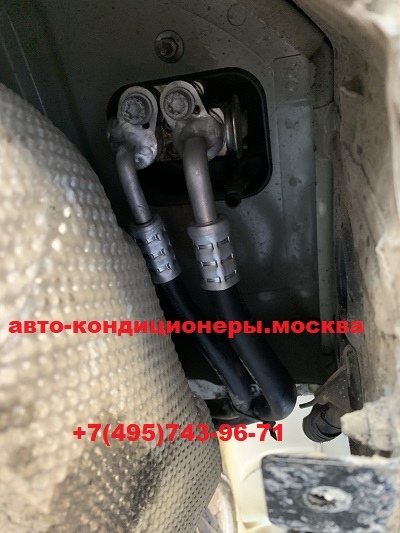 Фольксваген Мультивен замена трубок кондиционера
