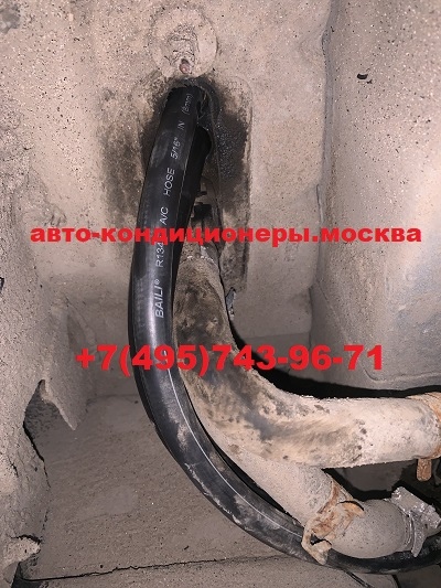 Форд Эксплорер замена трубок заднего контура кондиционера на шланги