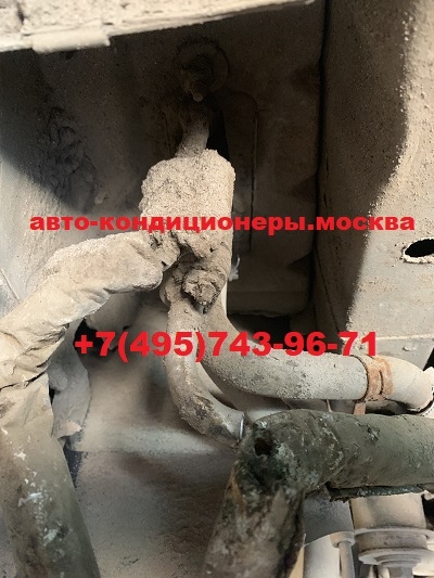 Форд Эксплорер замена трубок заднего контура кондиционера на шланги