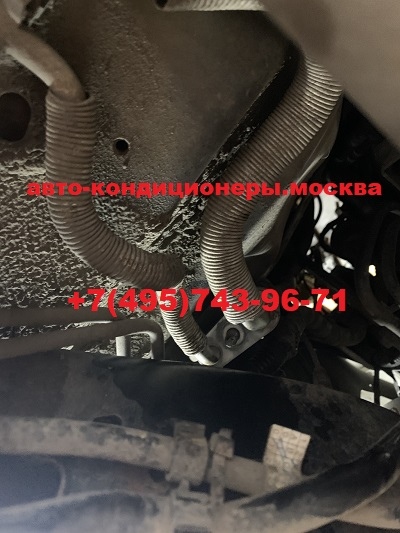 Шевроле Трейлблейзер замена трубок заднего контура кондиционера