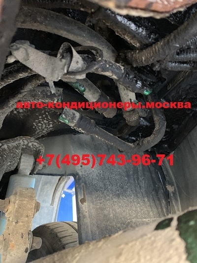 Замена трубок заднего контура кондиционера Шевроле Тахо на шланги