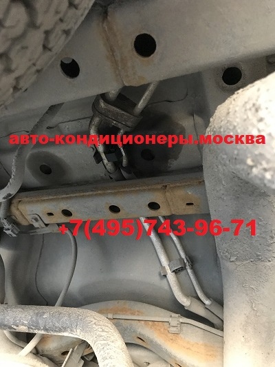 Шевроле Трейл Блейзер восстановление заднего контура кондиционера.